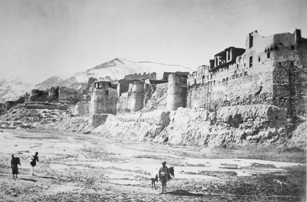 Bala Hissar Kabulissa toisen Afganistanin sodan aikana 1878-80 (litho) tekijältä Unbekannt Unbekannt