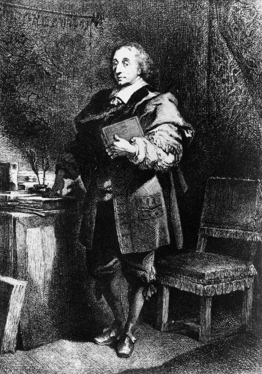 Blaise Pascal, ranskalainen matemaatikko, fyysikko ja filosofi, n. 1650 tekijältä Unbekannt Unbekannt