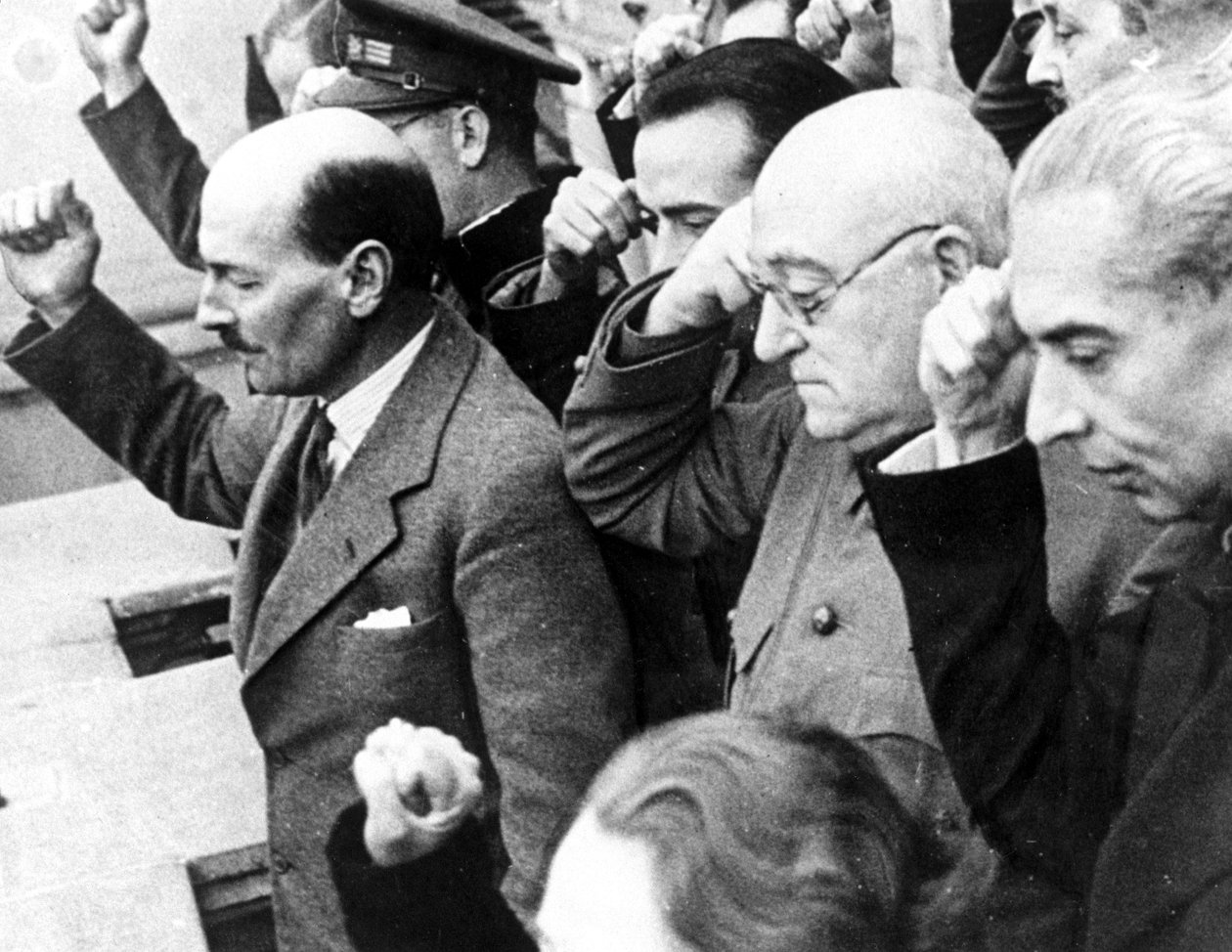 Clement Attlee (1883-1967), työväenpuolueen poliitikko tekijältä Unbekannt Unbekannt