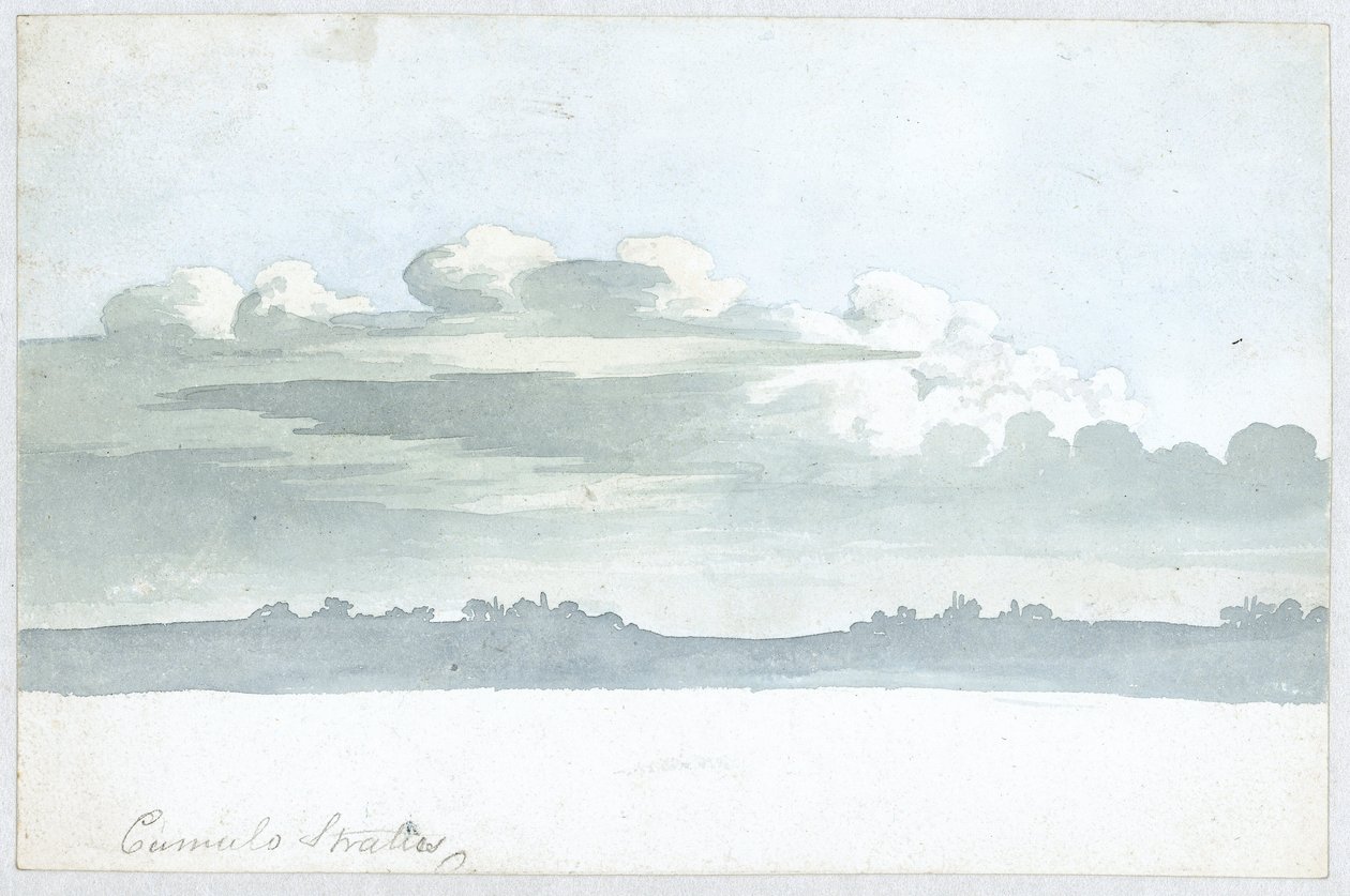 Luke Howardin pilvitutkimus, n. 1808-1811 tekijältä Unbekannt Unbekannt