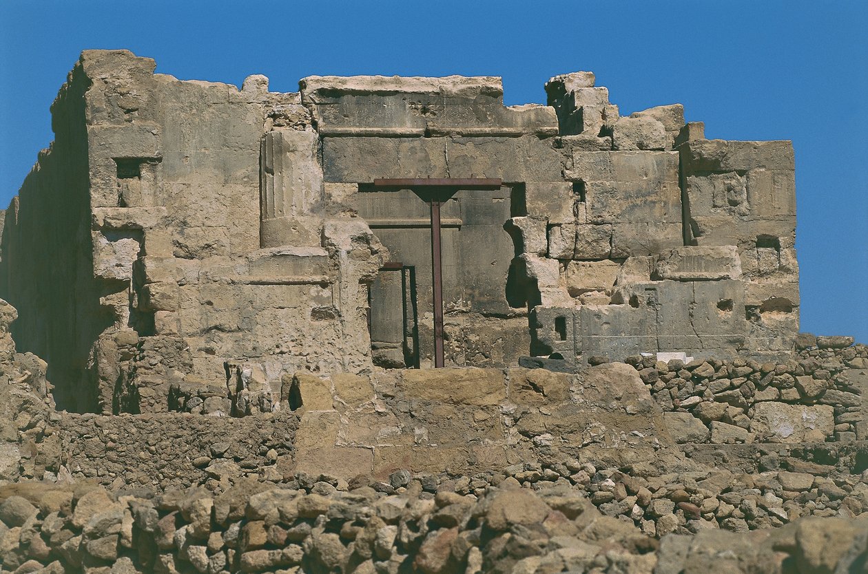 Egypti. Muinainen Aghurmi Siwa (Siwah) -keidassa. Oraakkelin temppeli tai Amonin temppeli. 26. dynastia, 664-525 eaa tekijältä Unbekannt Unbekannt
