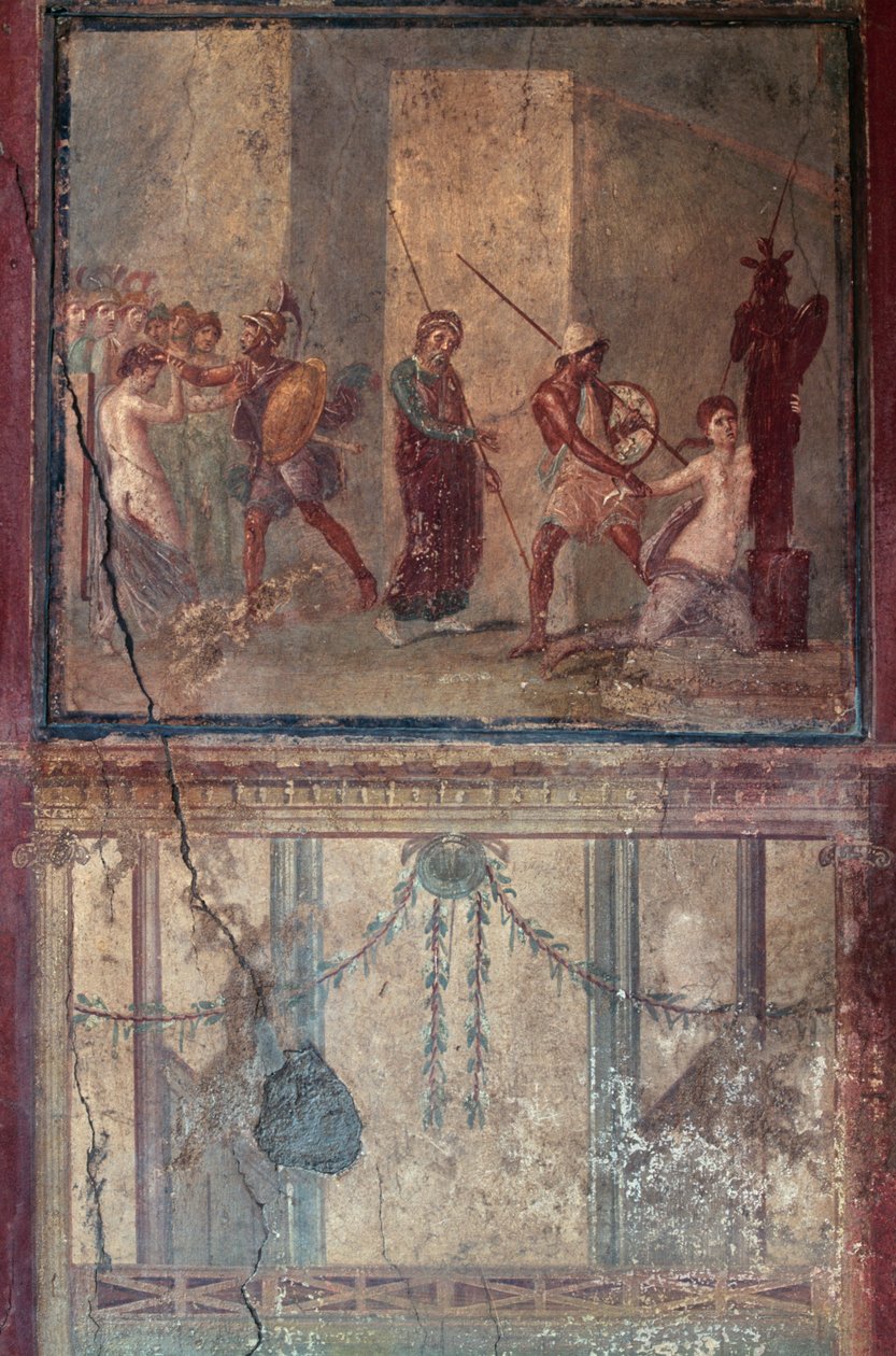 Fresco, House of Menander, Pompei (UNESCOn maailmanperintökohde tekijältä Unbekannt Unbekannt