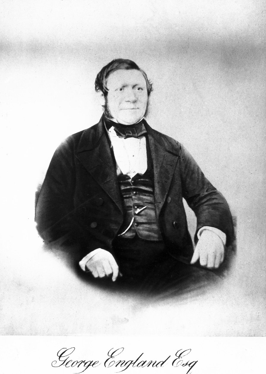 George England, englantilainen veturivalmistaja, 1800-luvun puoliväli tekijältä Unbekannt Unbekannt