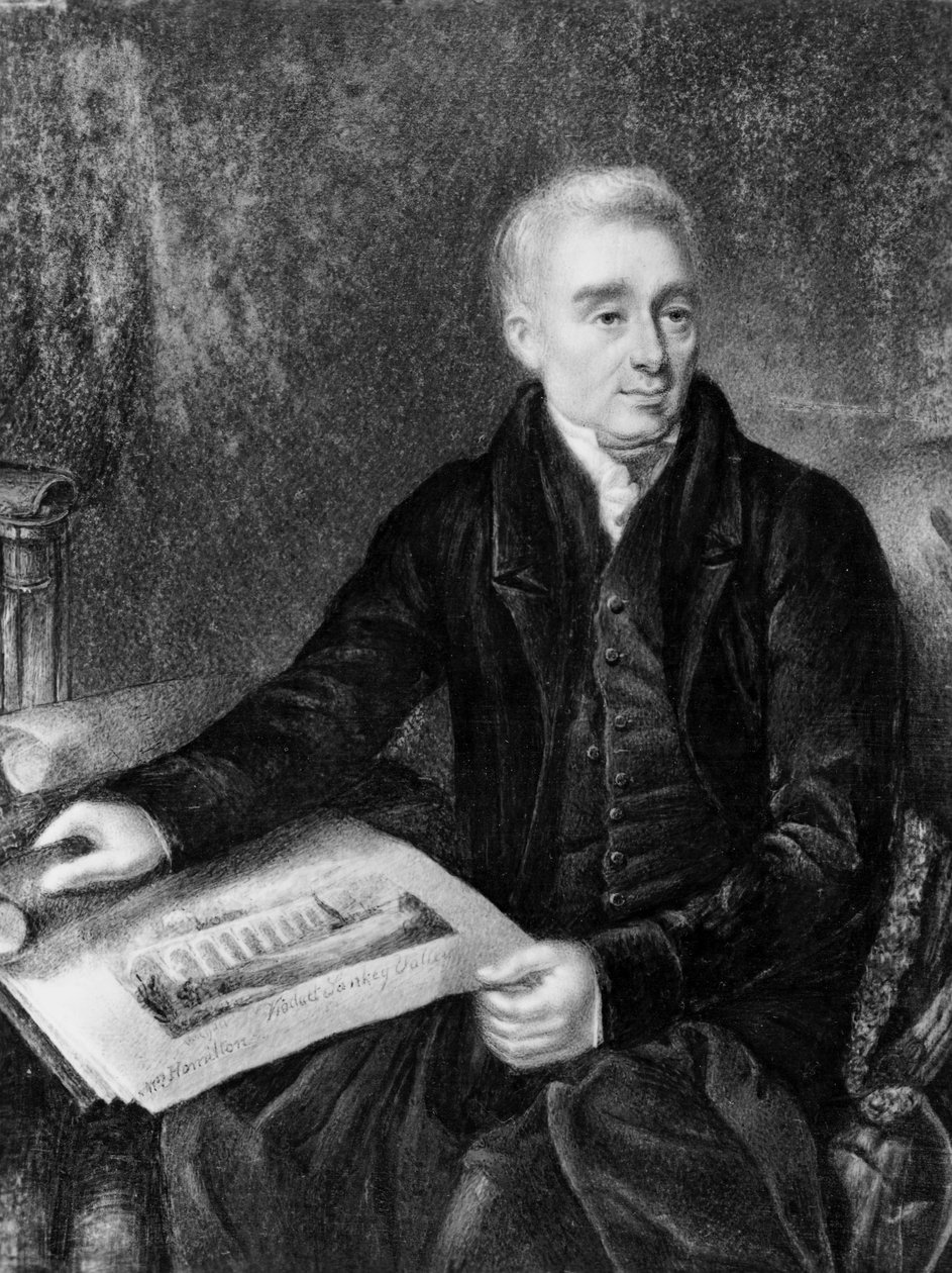 George Stephenson, rautatieinsinööri tekijältä Unbekannt Unbekannt