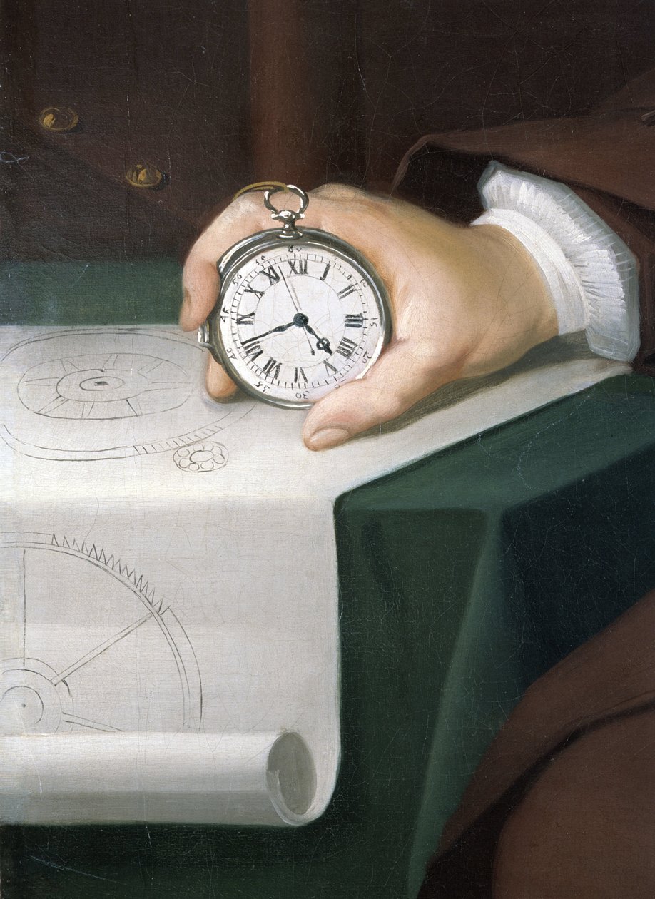 John Harrison merikronometriineen, n. 1767 tekijältä Unbekannt Unbekannt