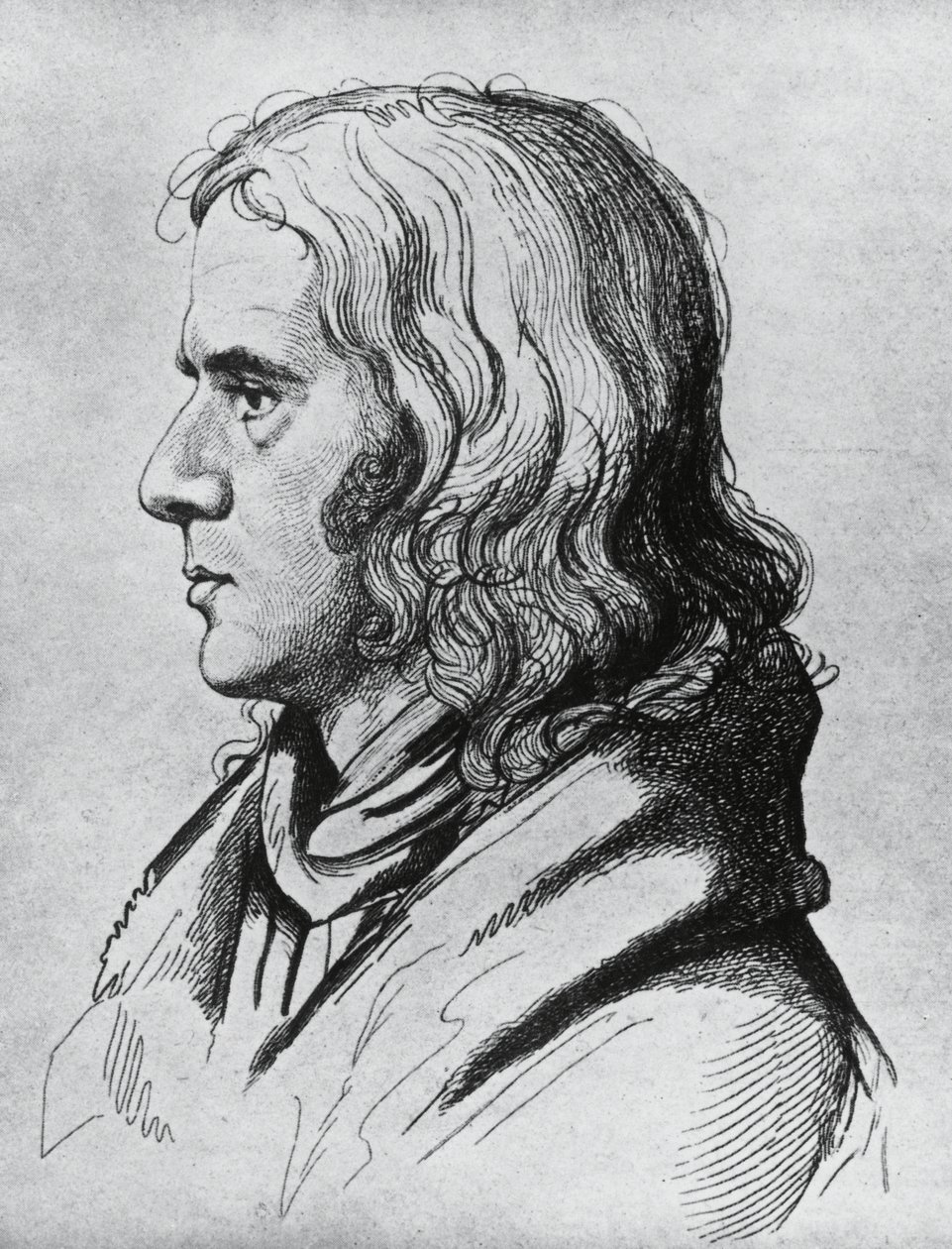 Adelbert von Chamisson (1781-1838), saksalaisen runoilijan, kirjailijan ja kasvitieteilijän muotokuva tekijältä Unbekannt Unbekannt