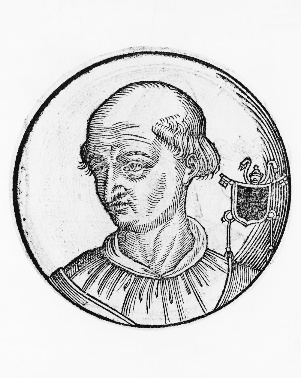 Benedictus IX:n muotokuva (Theophylactus III of Tusculum tekijältä Unbekannt Unbekannt