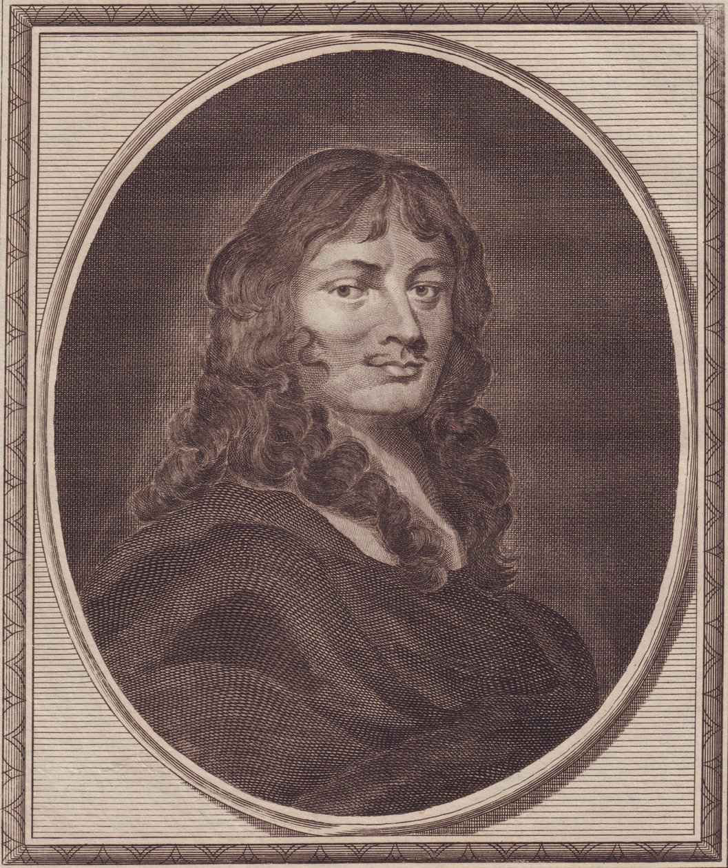 Englannin poliitikon Sir William Templen (1628-1699) muotokuva, John Goldarin (1729-1795) kuparikaiverrus P Lelyn maalauksesta tekijältä Unbekannt Unbekannt