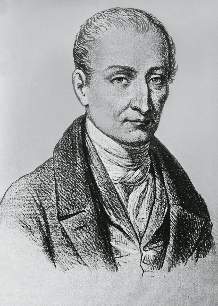 Ranskalaisen heliografian keksijän Joseph Nicephore Niepcen (1765-1833) muotokuva tekijältä Unbekannt Unbekannt