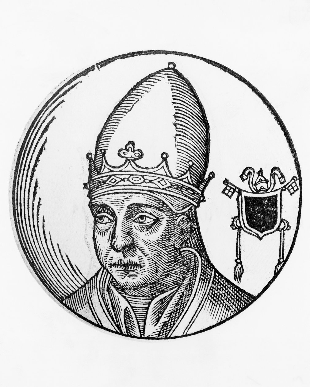 Nikolai II:n muotokuva (Gerard of Burgundy, k. 1061) tekijältä Unbekannt Unbekannt