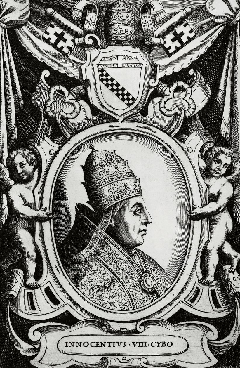 Paavi Innocentius VIII:n muotokuva (Giovanni Battista Cybo tekijältä Unbekannt Unbekannt