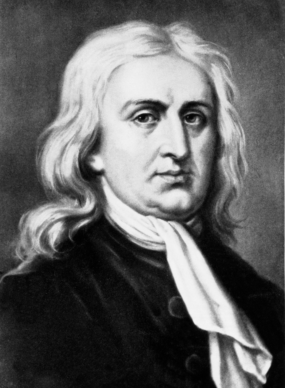 Sir Isaac Newton (m/w kuva) tekijältä Unbekannt Unbekannt
