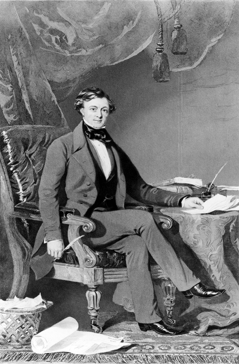 Thomas Brassey, contractista i enginyer ferroviari britànic, cap a 1830 finlandès tekijältä Unbekannt Unbekannt
