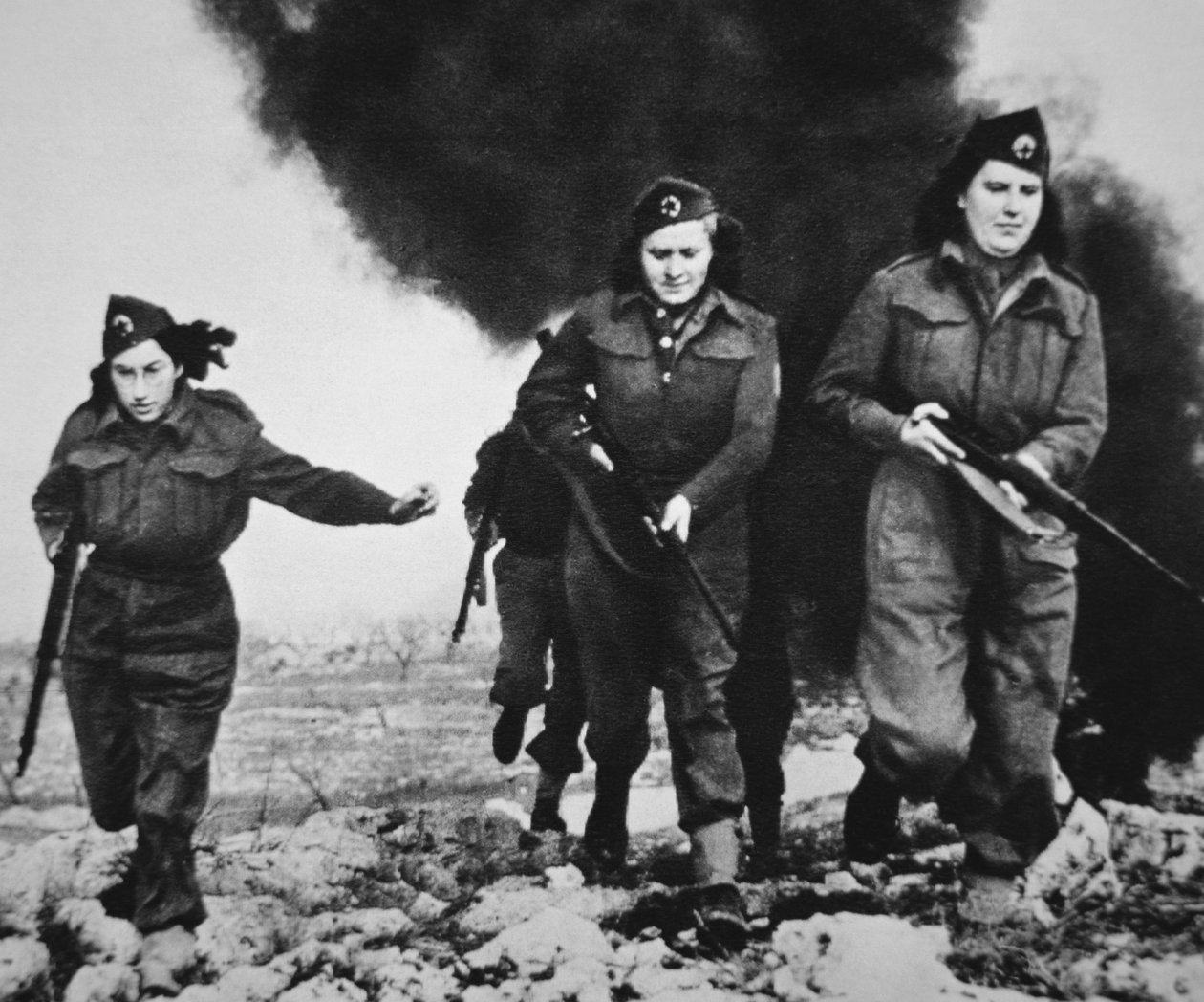 Jugoslavian partisaanit toisen maailmansodan aikana (m/v kuva) tekijältä Unbekannt Unbekannt
