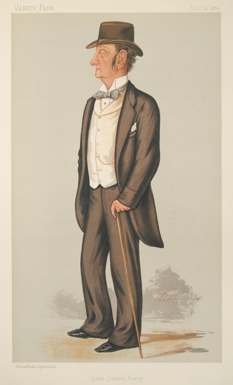 Charles Robert Barry, Vanity Fair, 1889-12-21 tekijältä Liborio Prosperi