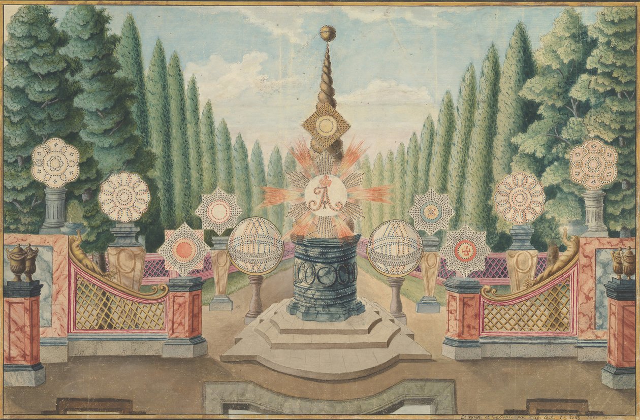 Keisari Aleksanteri I:n kruunaus, Moskova, syyskuu 1801, 1801. tekijältä Lieutenant Captain Cheleyev