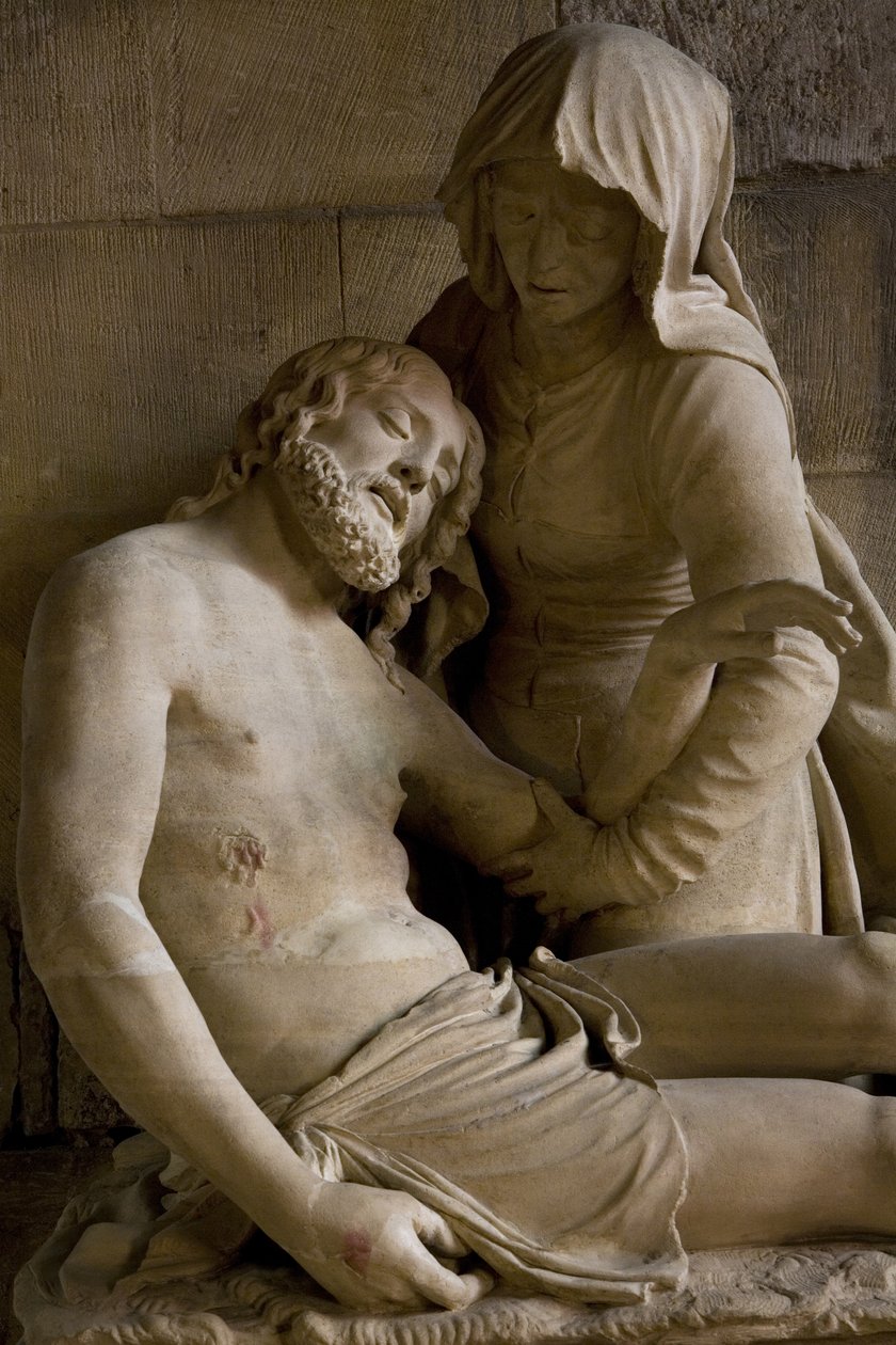 Pieta, yksityiskohta tekijältä Ligier Richier