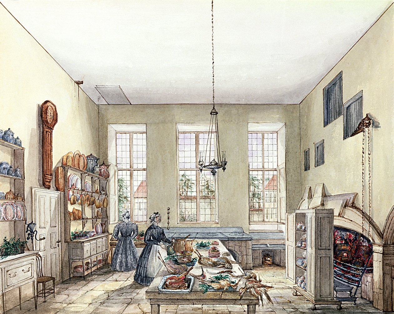 Keittiö Aynhoessa, 3. helmikuuta 1847 tekijältä Lili Cartwright