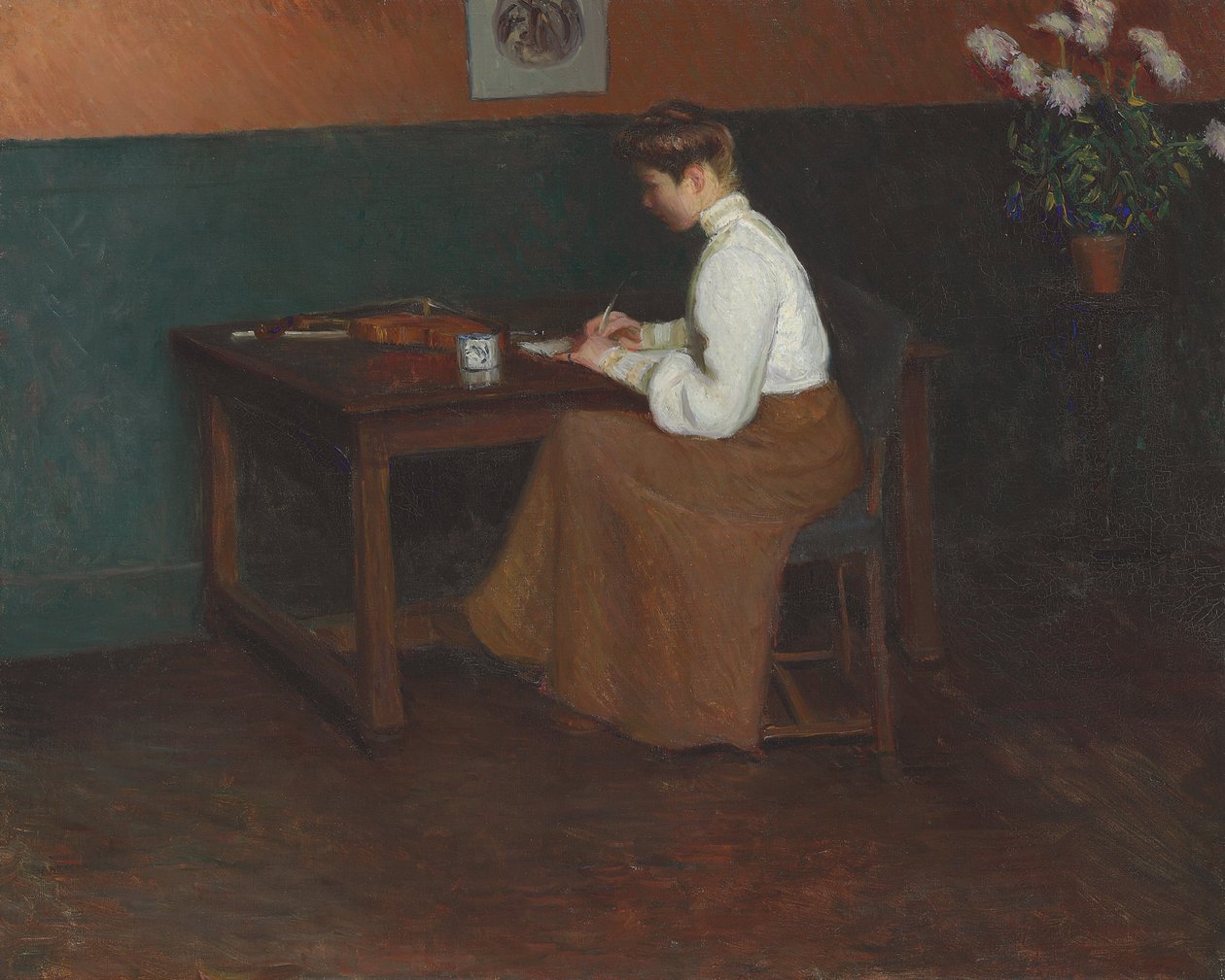 Studiossa (öljy kankaalle) tekijältä Lilla Cabot Perry