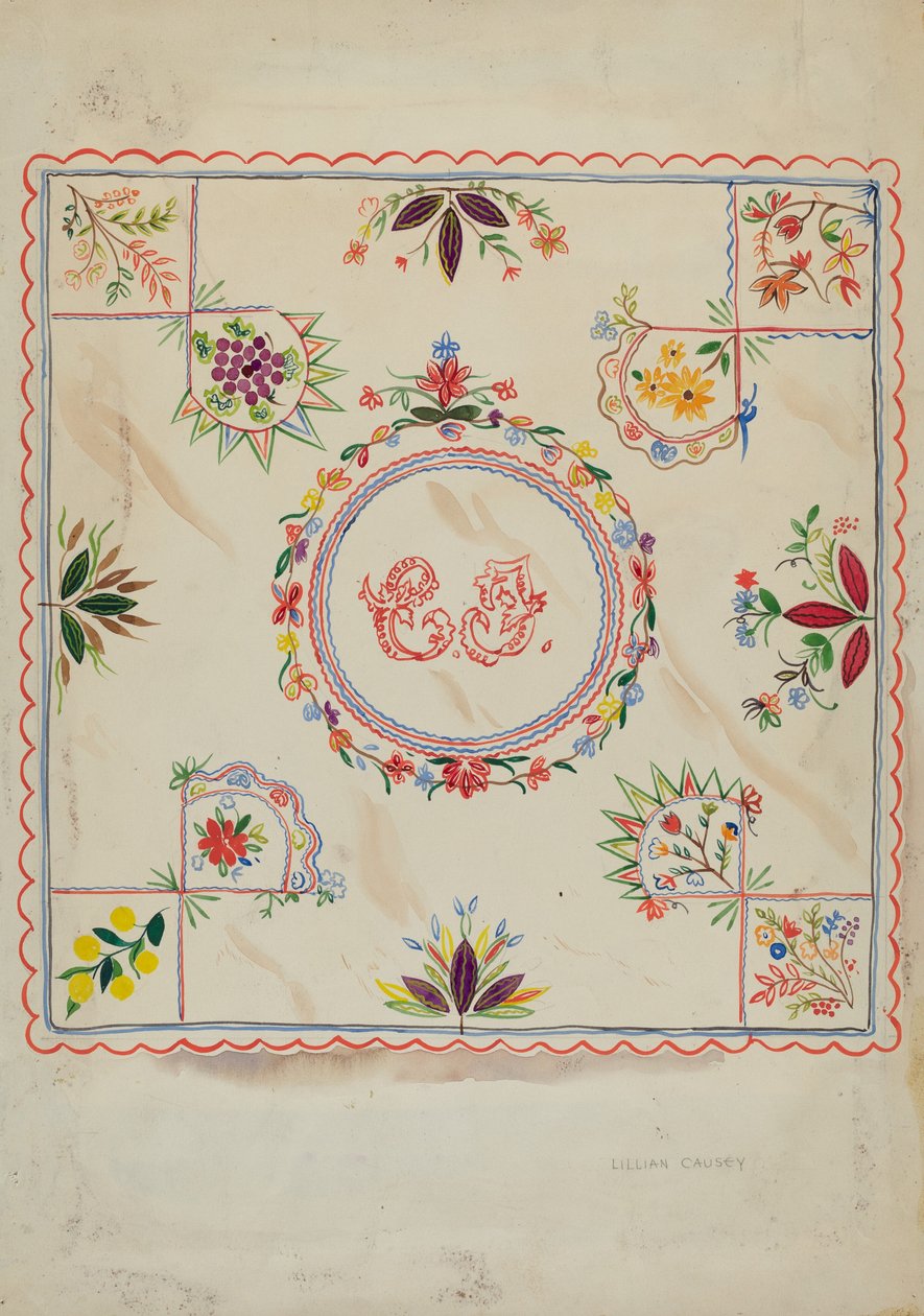 Peitto, c. 1936. tekijältä Lillian Causey