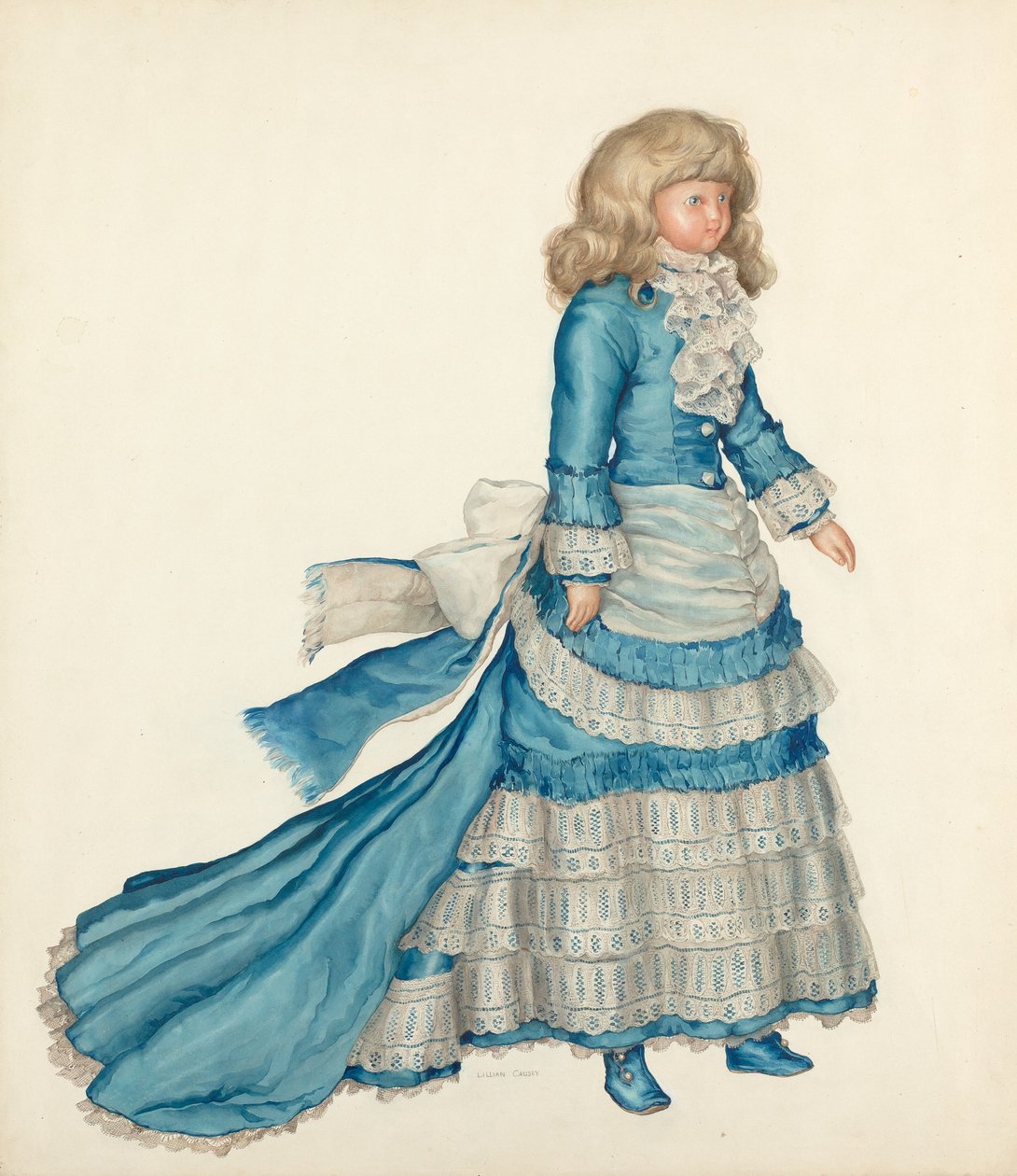 Nina en Blau Dressfinnish tekijältä Lillian Causey