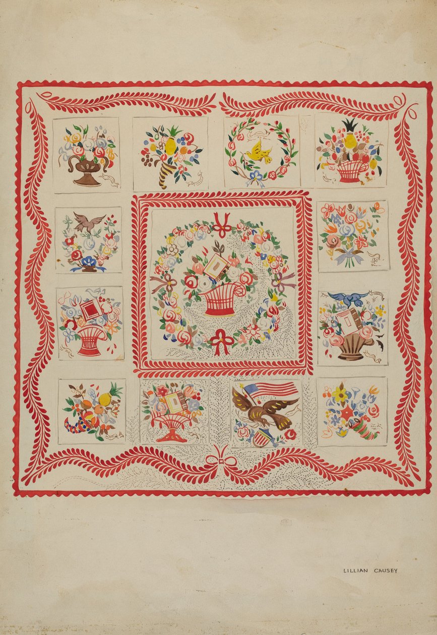 Peitto, c. 1936. tekijältä Lillian Causey