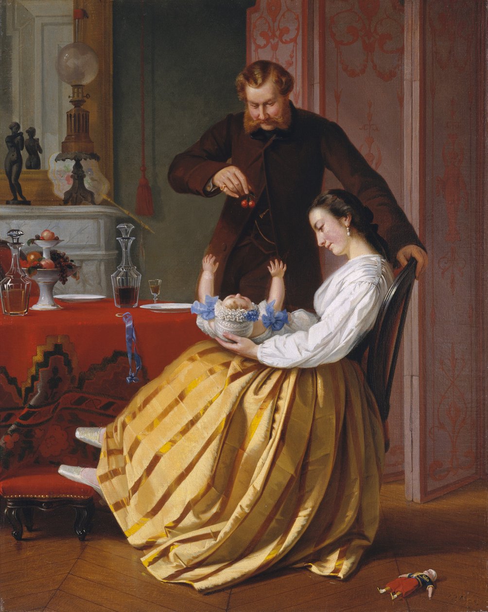 Keskustelukappale, n. 1851-52. tekijältä Lilly Martin Spencer