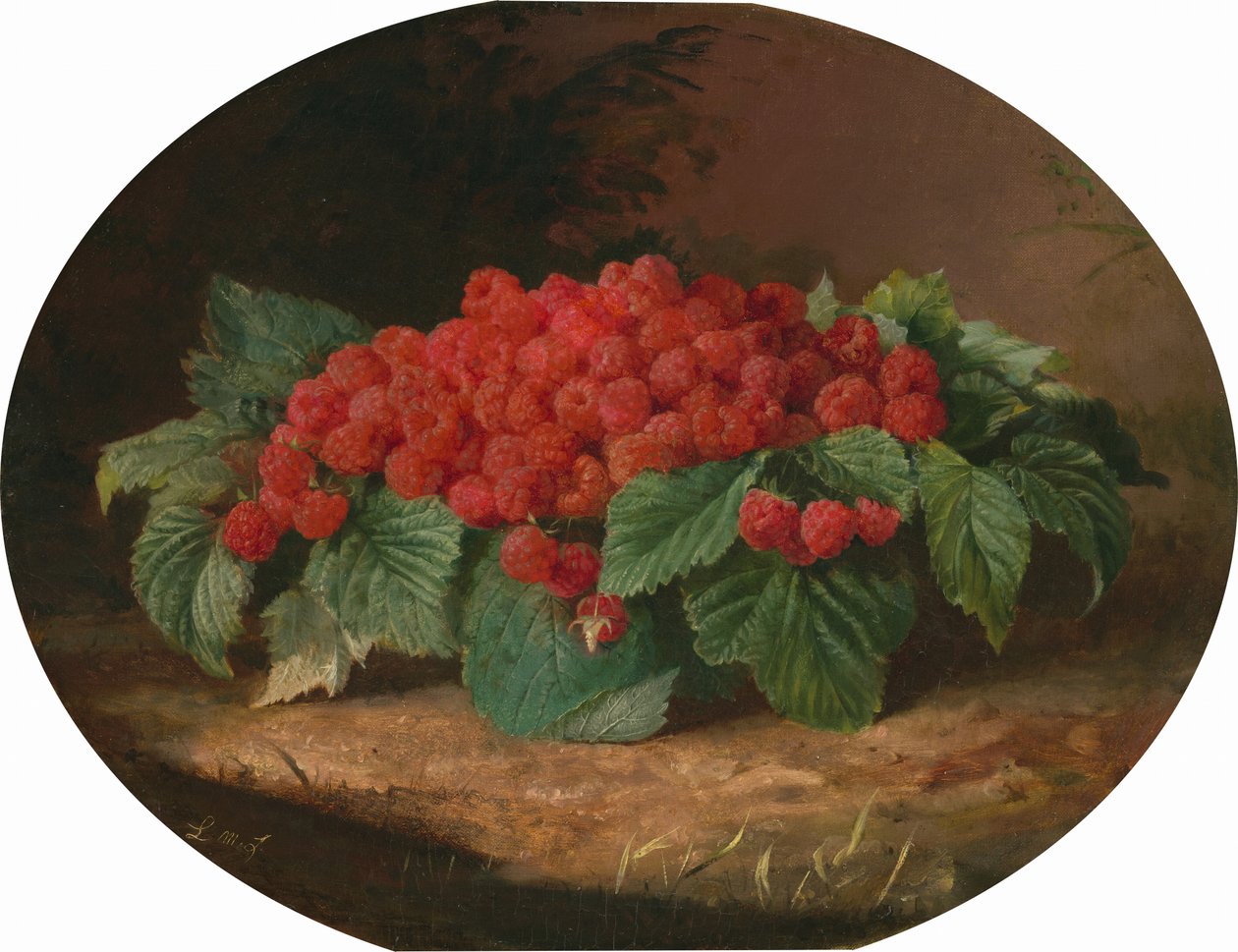 Vadelmat, c. 1859. tekijältä Lilly Martin Spencer