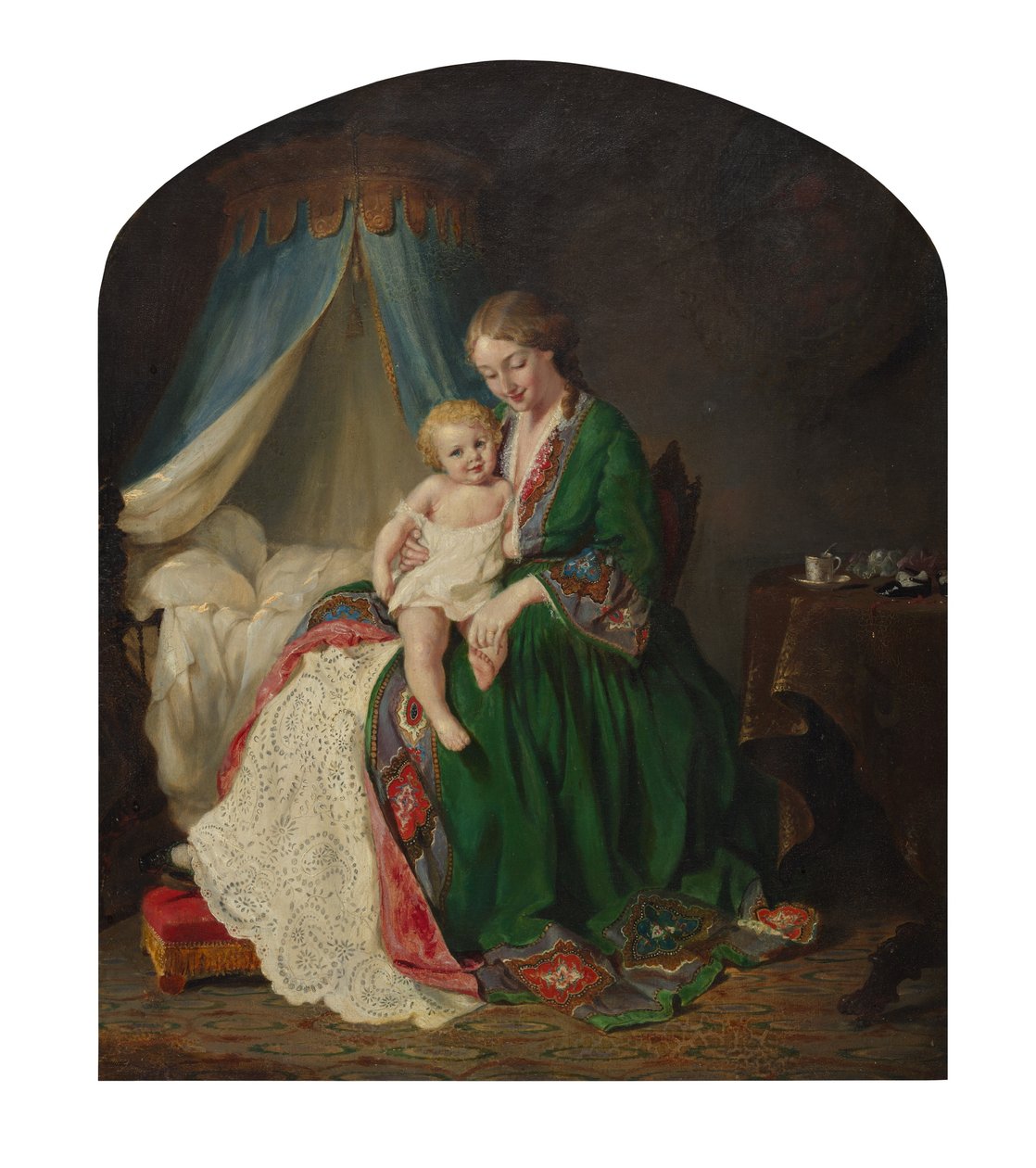Tämä pieni possu meni markkinoille, n. 1857. tekijältä Lilly Martin Spencer
