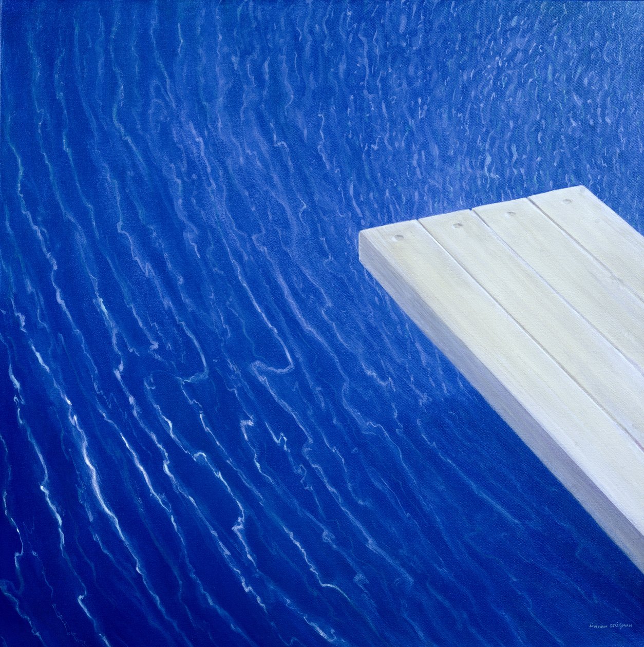 Ponnahduslauta, 2004 (akryyli) tekijältä Lincoln Seligman