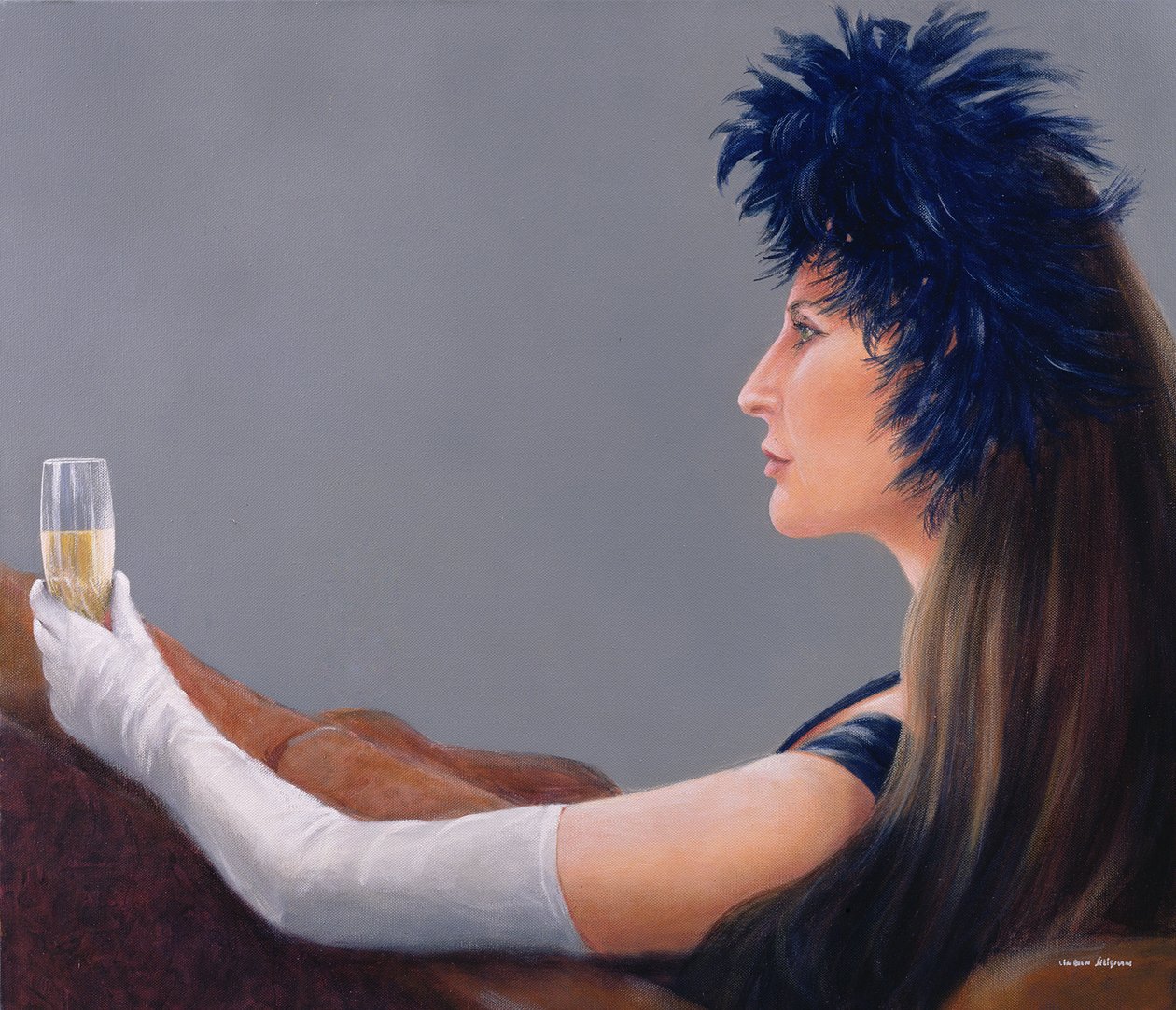 Ikoni, 2005 (akryyli) tekijältä Lincoln Seligman
