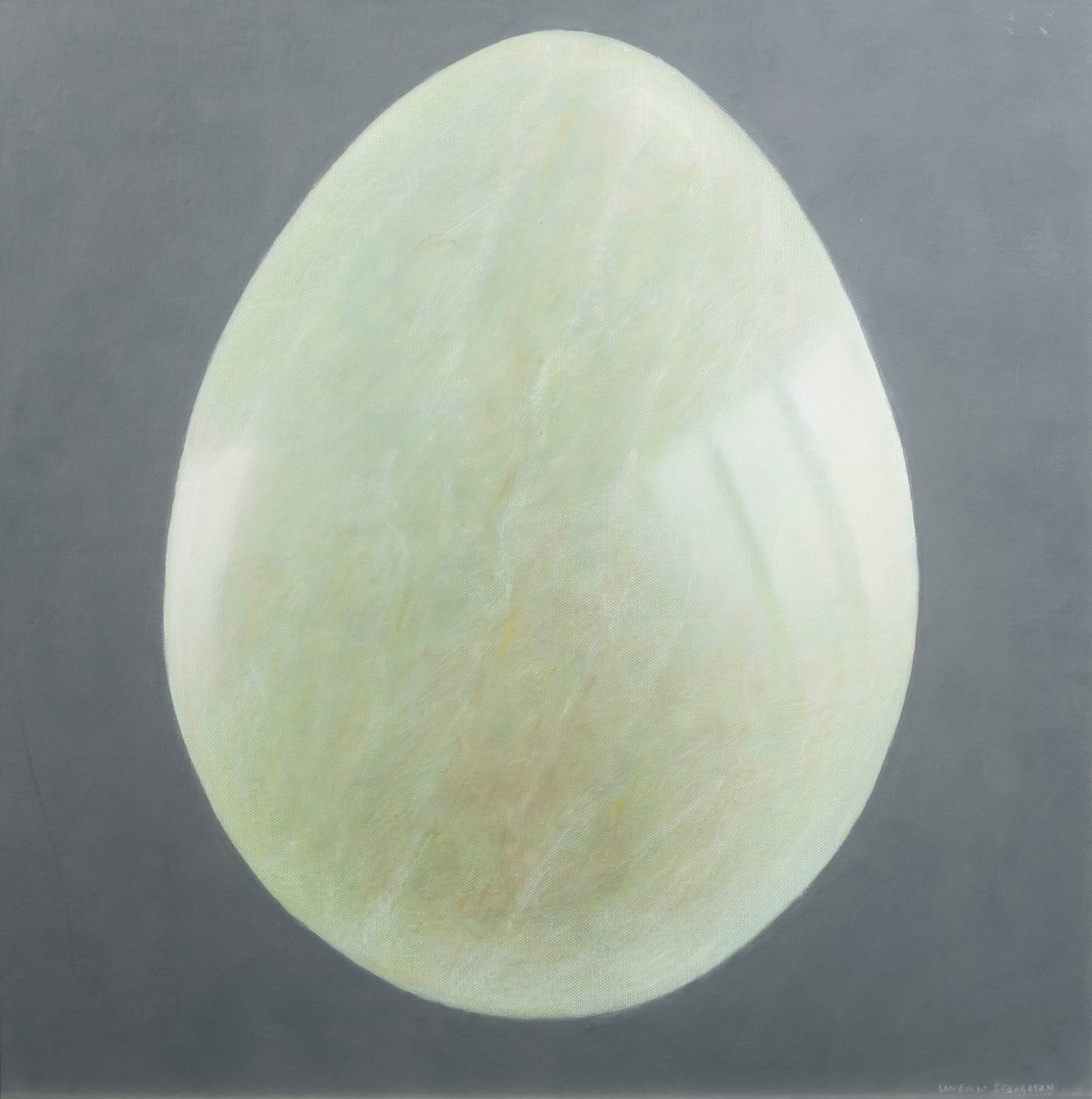 Jade Egg, 2012 (akryyli kankaalle) tekijältä Lincoln Seligman