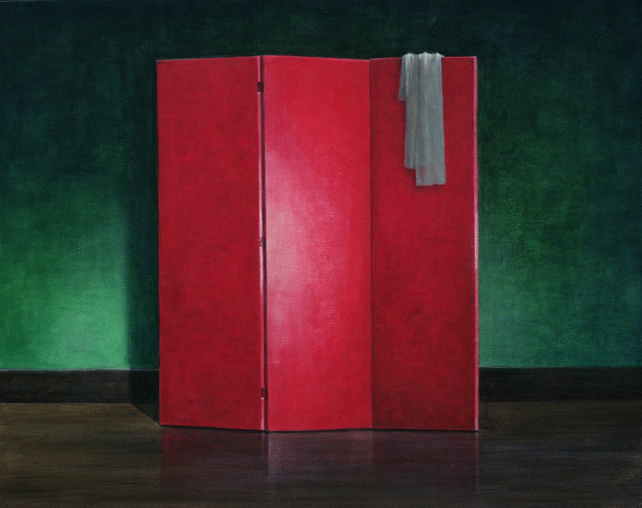 Red Screen, 1990 (akryyli kankaalle) tekijältä Lincoln Seligman