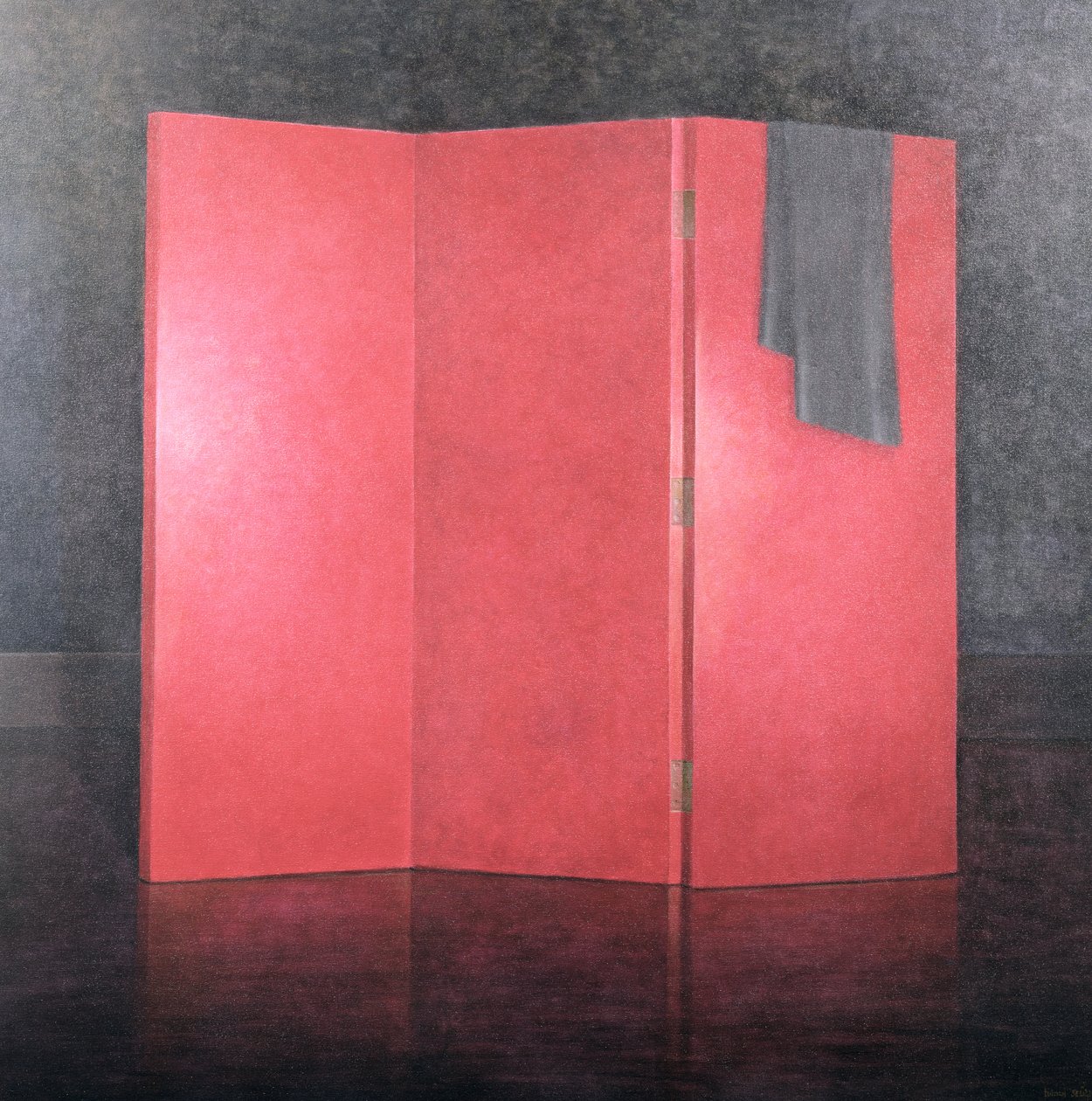 Red Screen, 2005 (akryyli kankaalle) tekijältä Lincoln Seligman