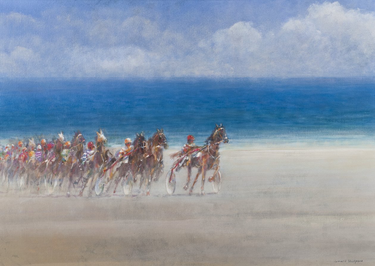 Trotting Races, Lancieux, Bretagne, 2014 tekijältä Lincoln Seligman