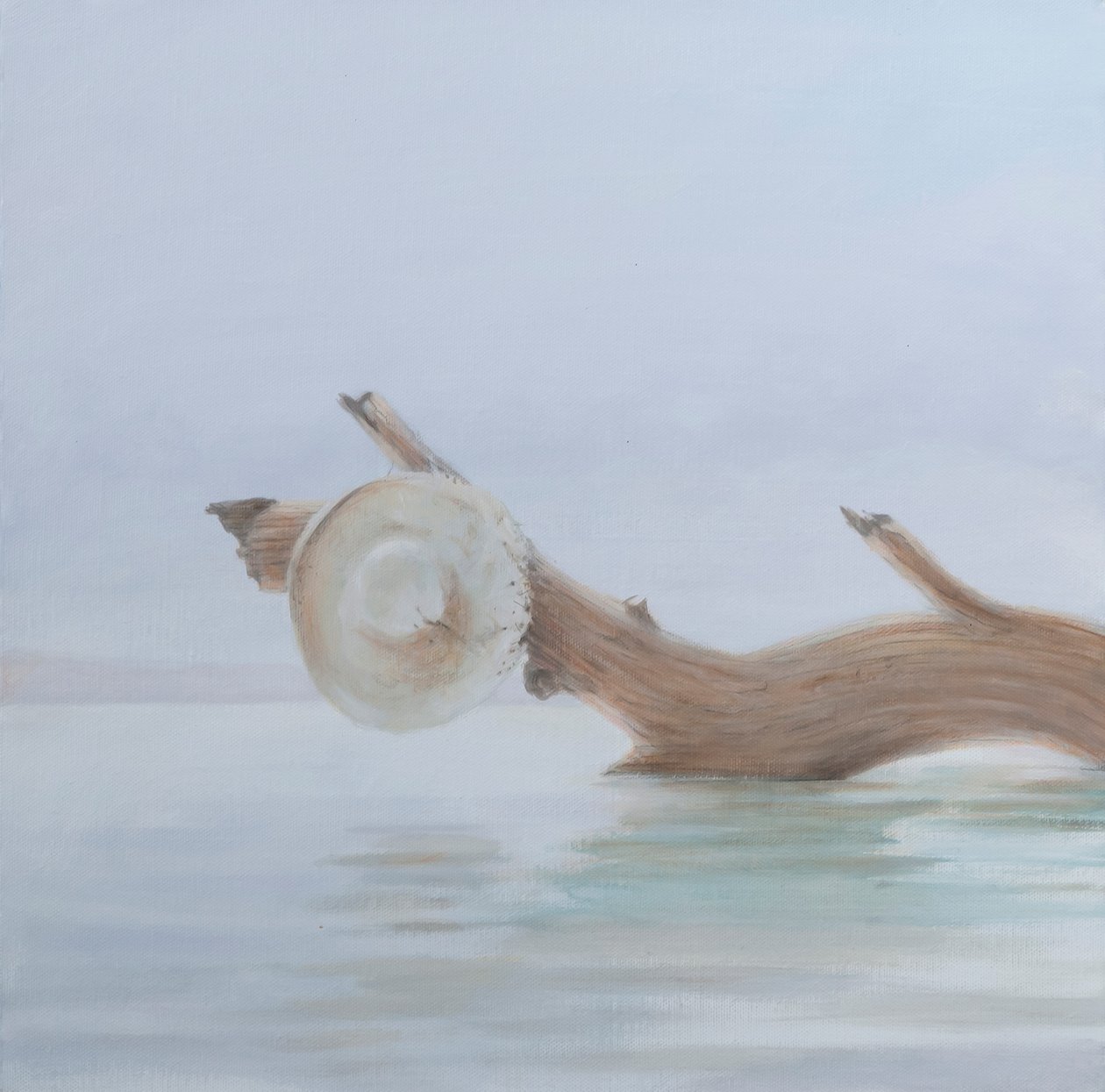Hat on the Creek, 2012 (akryyli kankaalle) tekijältä Lincoln Seligman