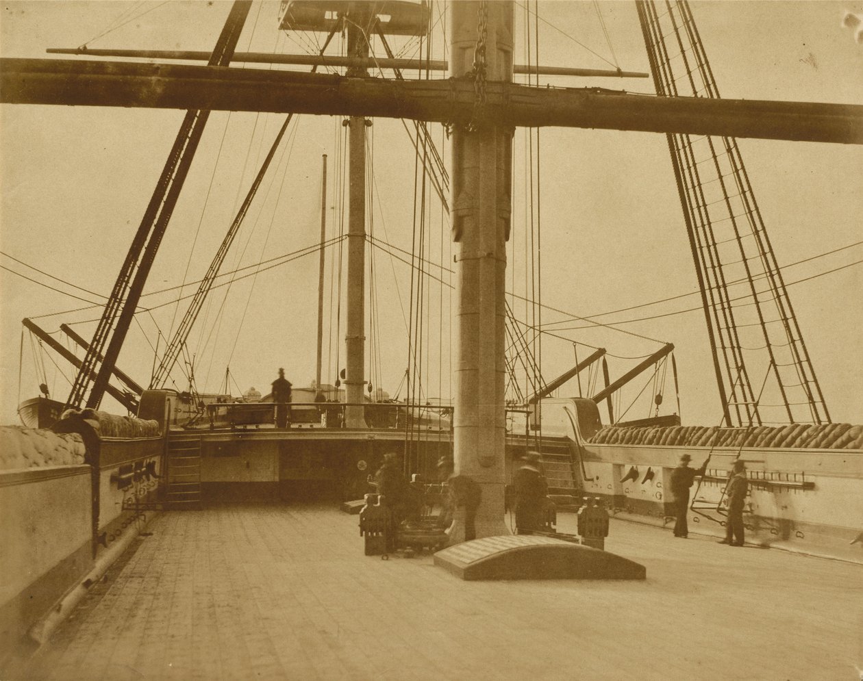 HMS "Impremnable" Quarterdeck tekijältä Linnaeus Tripe