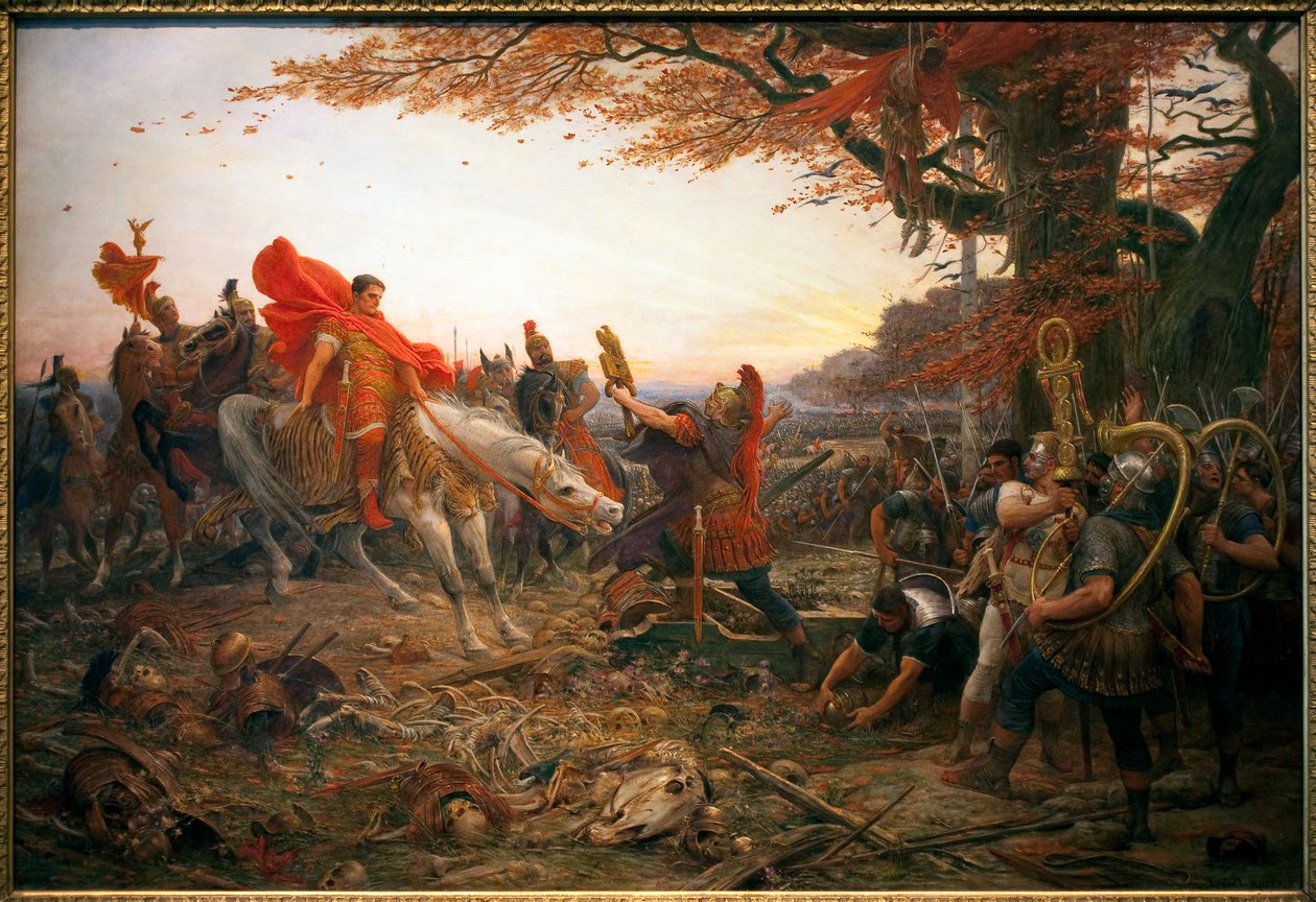 Germanicus Varuksen katastrofin jälkeen tekijältä Lionel Noel Royer