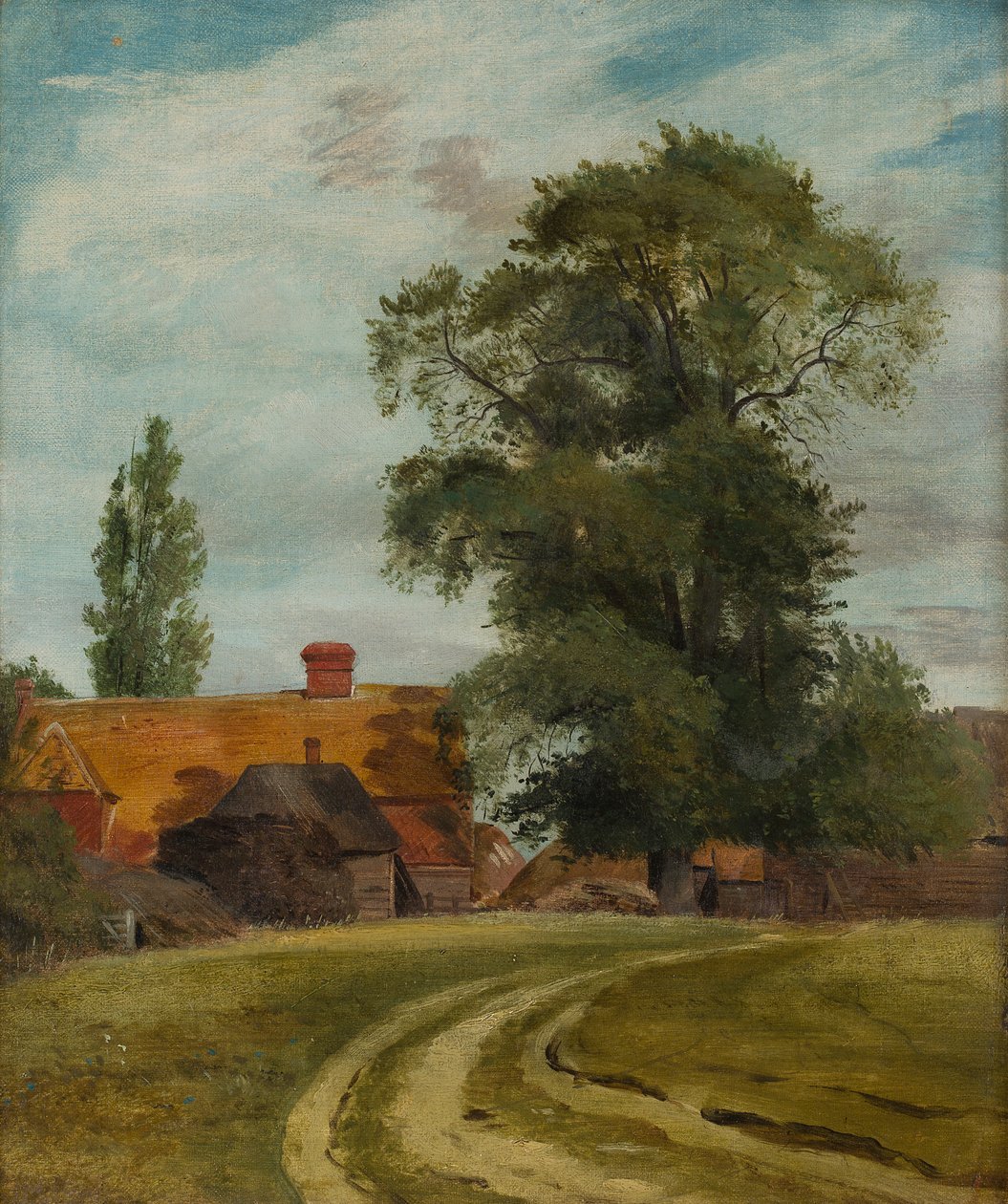 Tie maatilalle (öljy kankaalle) tekijältä Lionel Constable