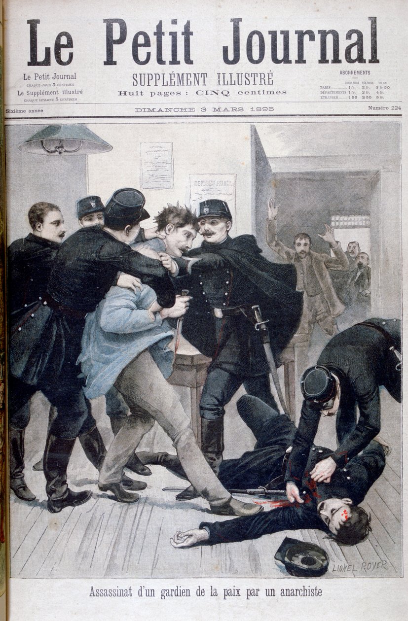 Anarkistin poliisin salamurha, 1895 tekijältä Lionel Noel Royer