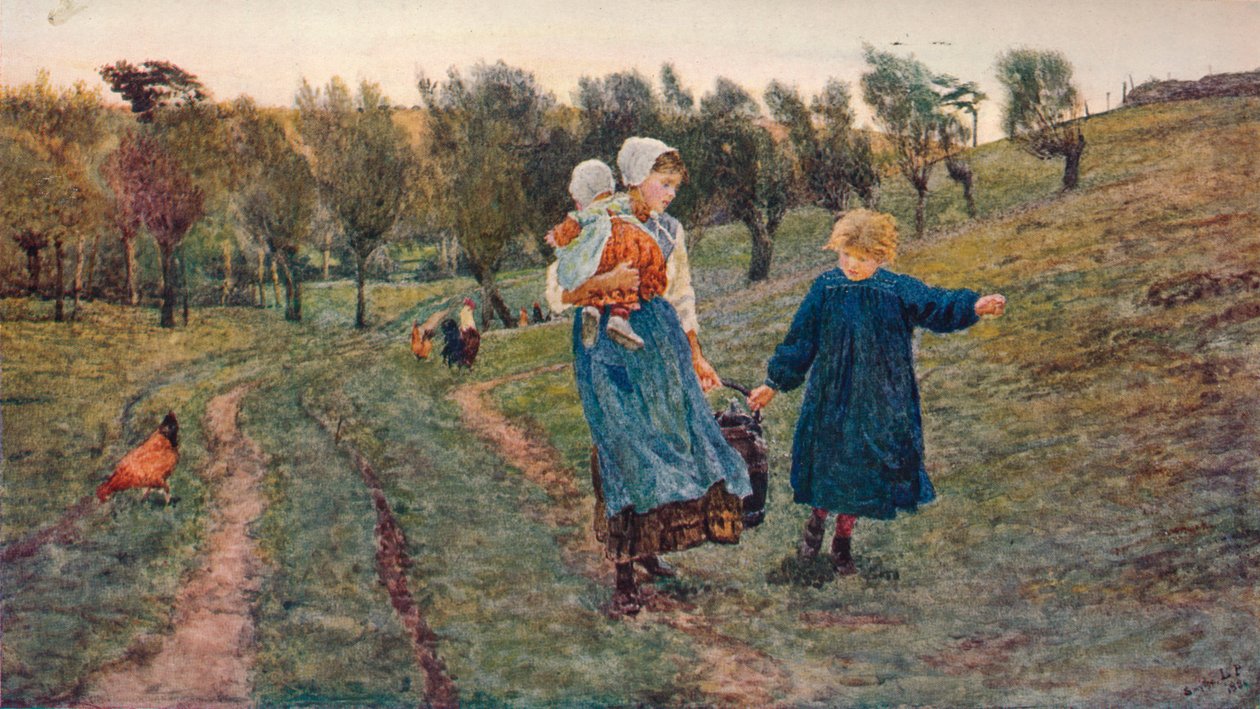 Koti, c1900 tekijältä Lionel Percy Smythe