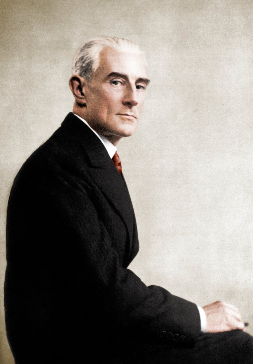 Maurice Ravel 1875-1937, ranskalainen säveltäjä tekijältä Lipnitzki