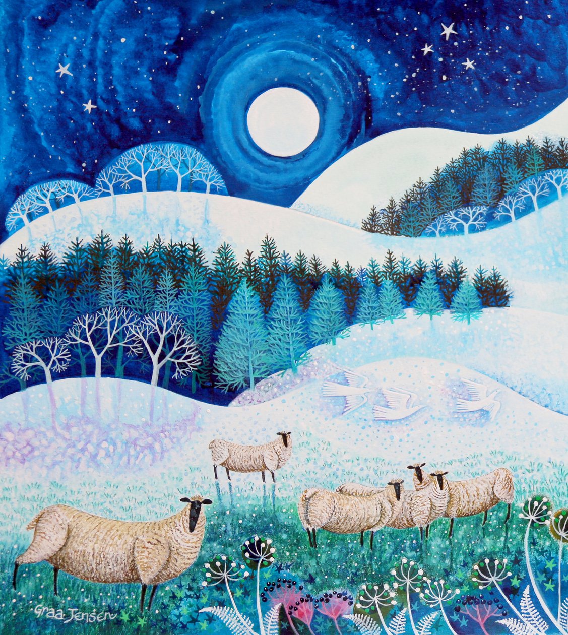 Frosty Sheep, 2020 tekijältä Lisa Graa Jensen