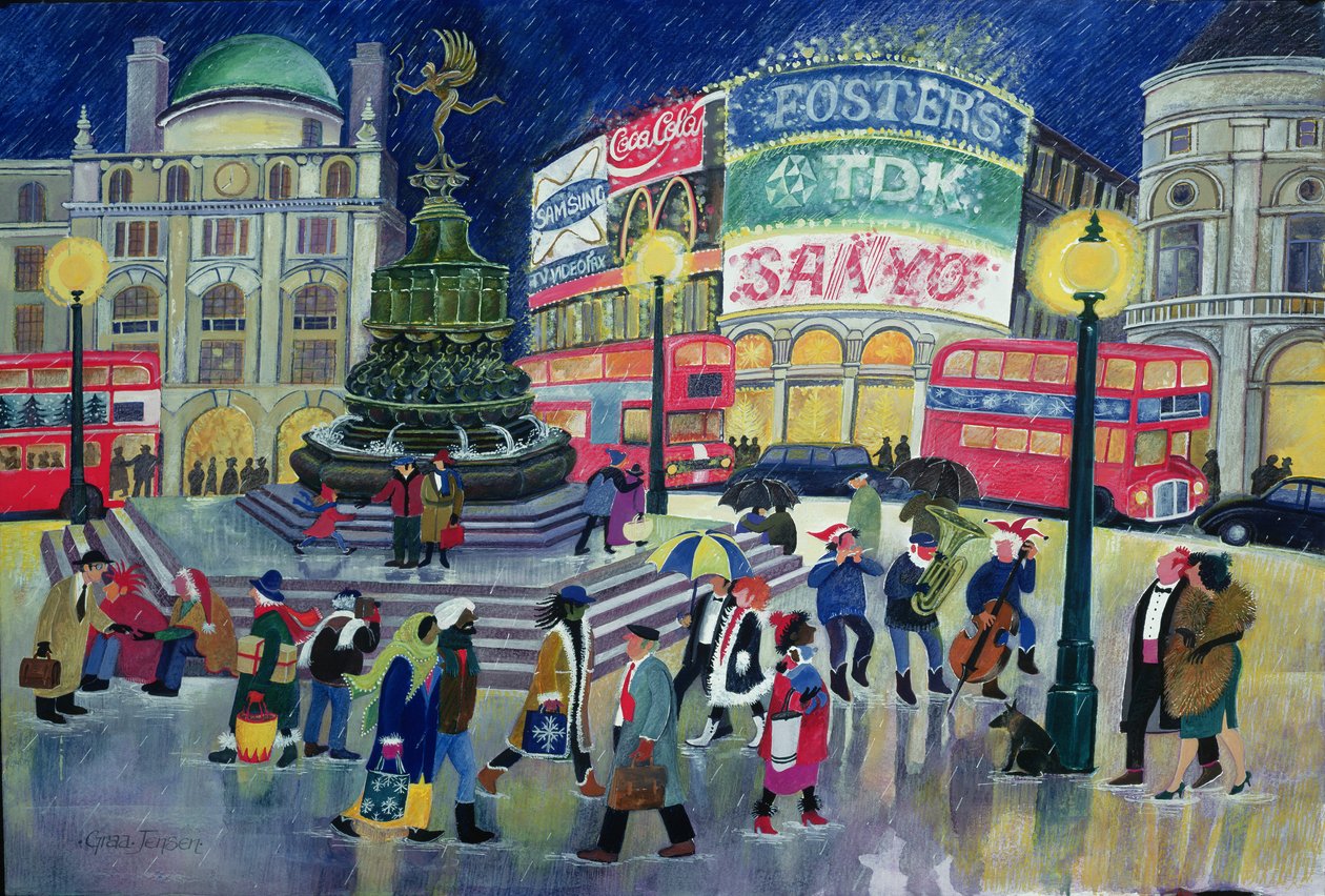 Piccadilly (wc ja guassi paperilla) tekijältä Lisa Graa Jensen