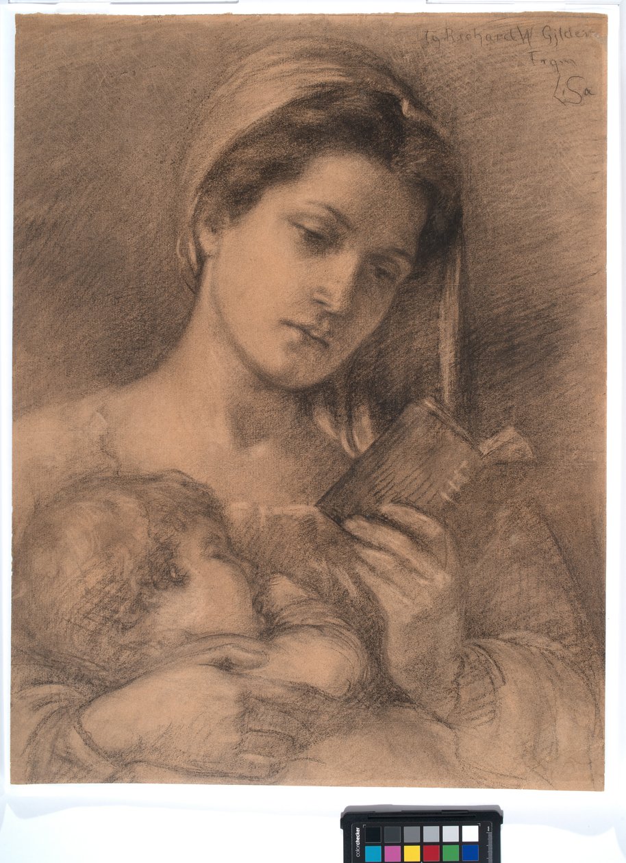 Helena ja Rodman, n. 1890 (grafiitti lyötyyn paperiin). tekijältä Lisa Ramona Stillman