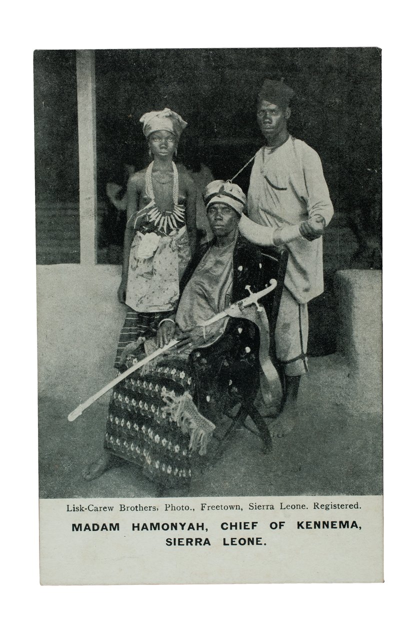 Madam Hamonyah, Kenneman päällikkö, Sierra Leone, n. 1905–1907 tekijältä Lisk Carew Brothers