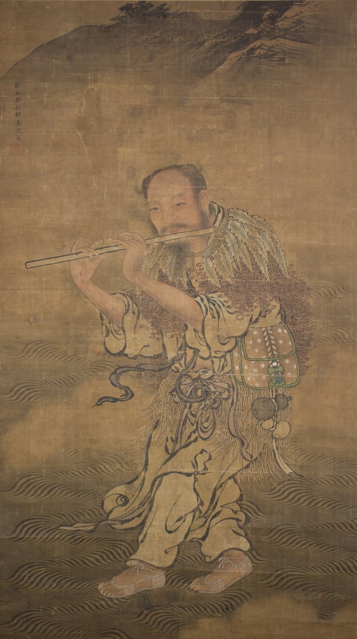 Taolainen kuolematon Han Xiangzi, päivätty, 1400-luvun loppu - 1500-luvun alku. tekijältä Liu Jun