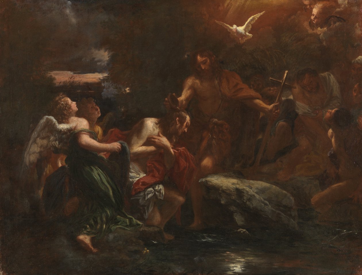 Kristuksen kaste, noin 1673 tekijältä Livio Mehus