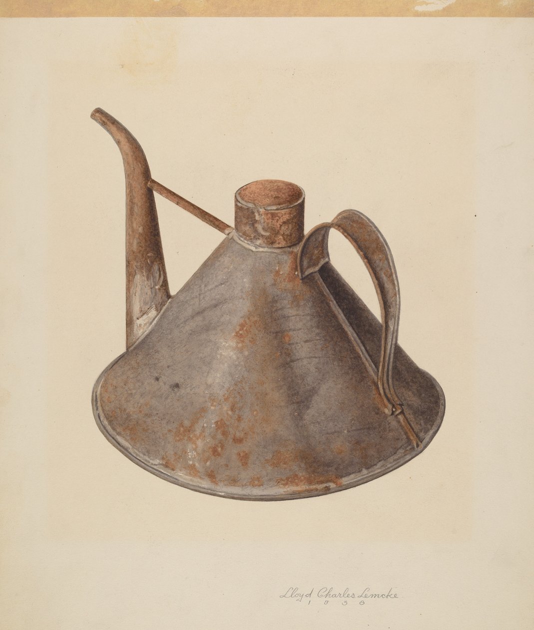 Spouted Oil Can, c. 1938. tekijältä Lloyd Charles Lemcke