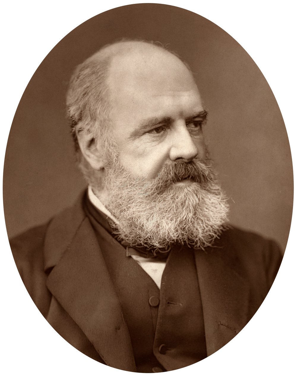 Edward Armitage, professori ja maalauksen luennoitsija Royal Academyssa, 1878. tekijältä Lock and Whitfield